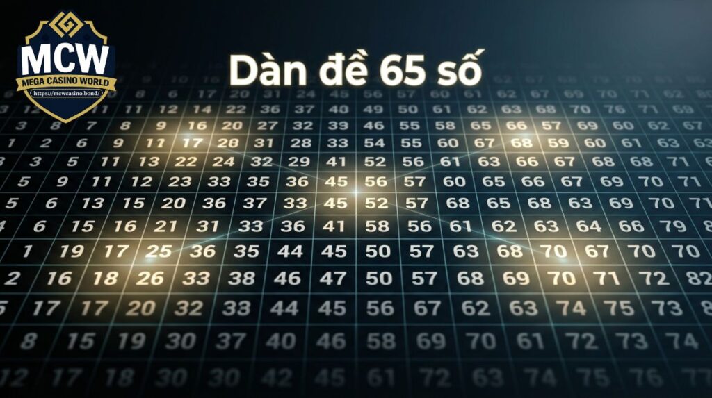 Dàn đề 65 số - Cách chọn chuẩn giúp tăng tỷ lệ trúng